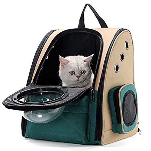 Bolso mochila para cachorros y perros pequeños con cápsula espacial impermeable 4