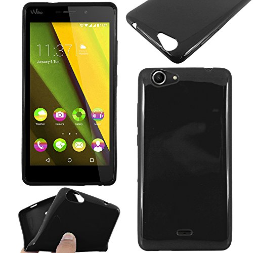 ebestStar - Coque pour Wiko Pulp Fab 4G, Etui Protection Silicone Antichoc, Souple Slim, Noir