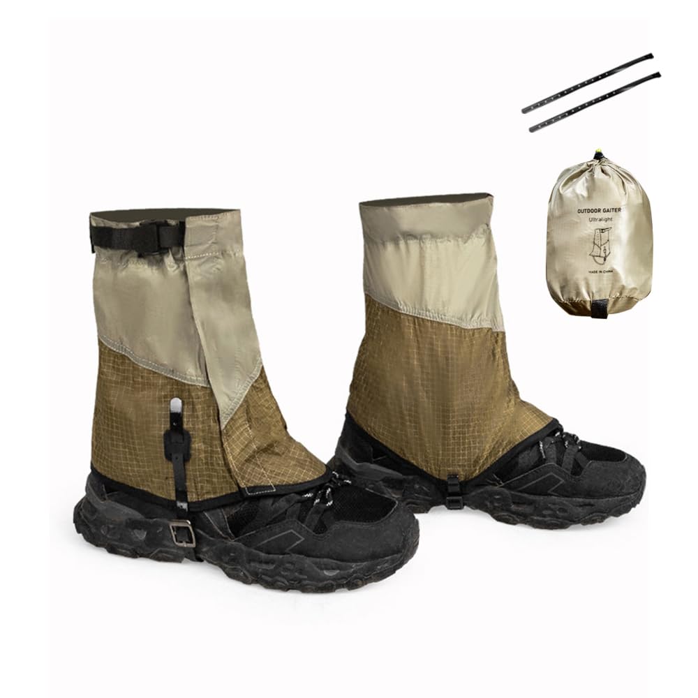 Polainas ajustables para las piernas, impermeables, bajas y ligeras, para caza, senderismo, correr, escalar