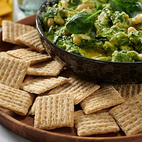 Triscuit Hint of Sea Salt Whole Grain Wheat Crackers, Vegan Snacks, 6 Boxes - image 8
