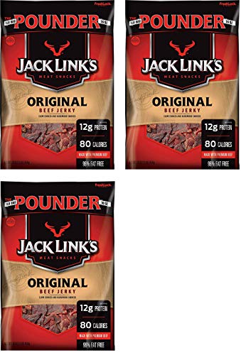 Jack Link's Original Beef Jerky, 16 Ounce (3 Pack)
