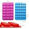 6PCS Silicone Molds Puppy Dog Paw and Bone, Elegant Chocolate Molds for Bak... #2