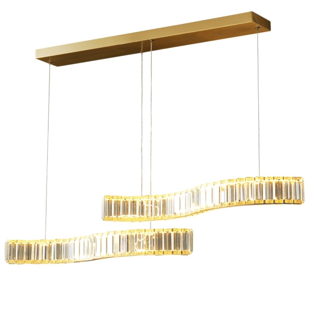 CVdrtyED Kitchen Chandeliers Ceiling Light Modern Crystal Chandelier Lighting Dining Room Hanging Lights Home Decor Lamp Hanging Lamp