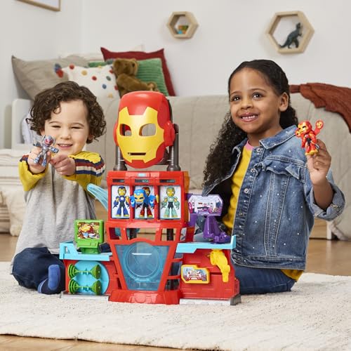 Iron-Cuartel General Marvel Spidey juguete de salon para tardes de aventuras infantiles 4