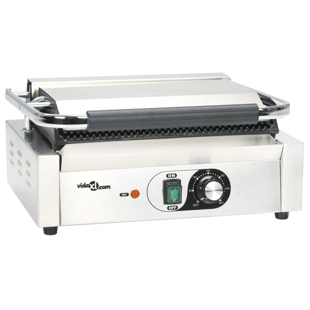 Lechnical Griglia per Panini Scanalata 2200 W 43x30,5x20cm -50750