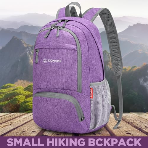Mochila pequeña plegable ZOMAKE 10/20L para senderismo miniatura 7