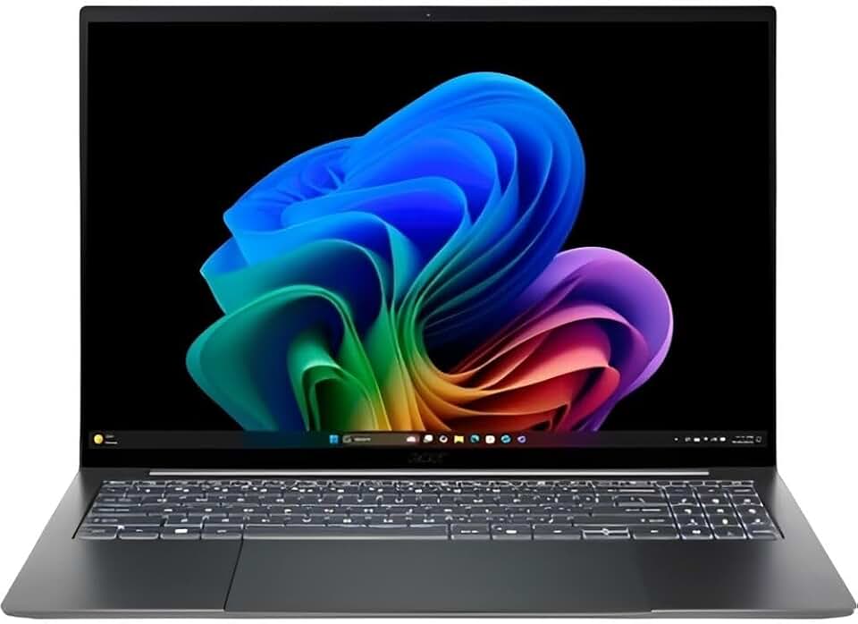 Acer Swift SF16-71T-70PN, Notebook 16" OLED Touch, Intel Core Ultra X7-358H, 16 GB RAM, 1 TB SSD, Windows 11 Home, Cinza