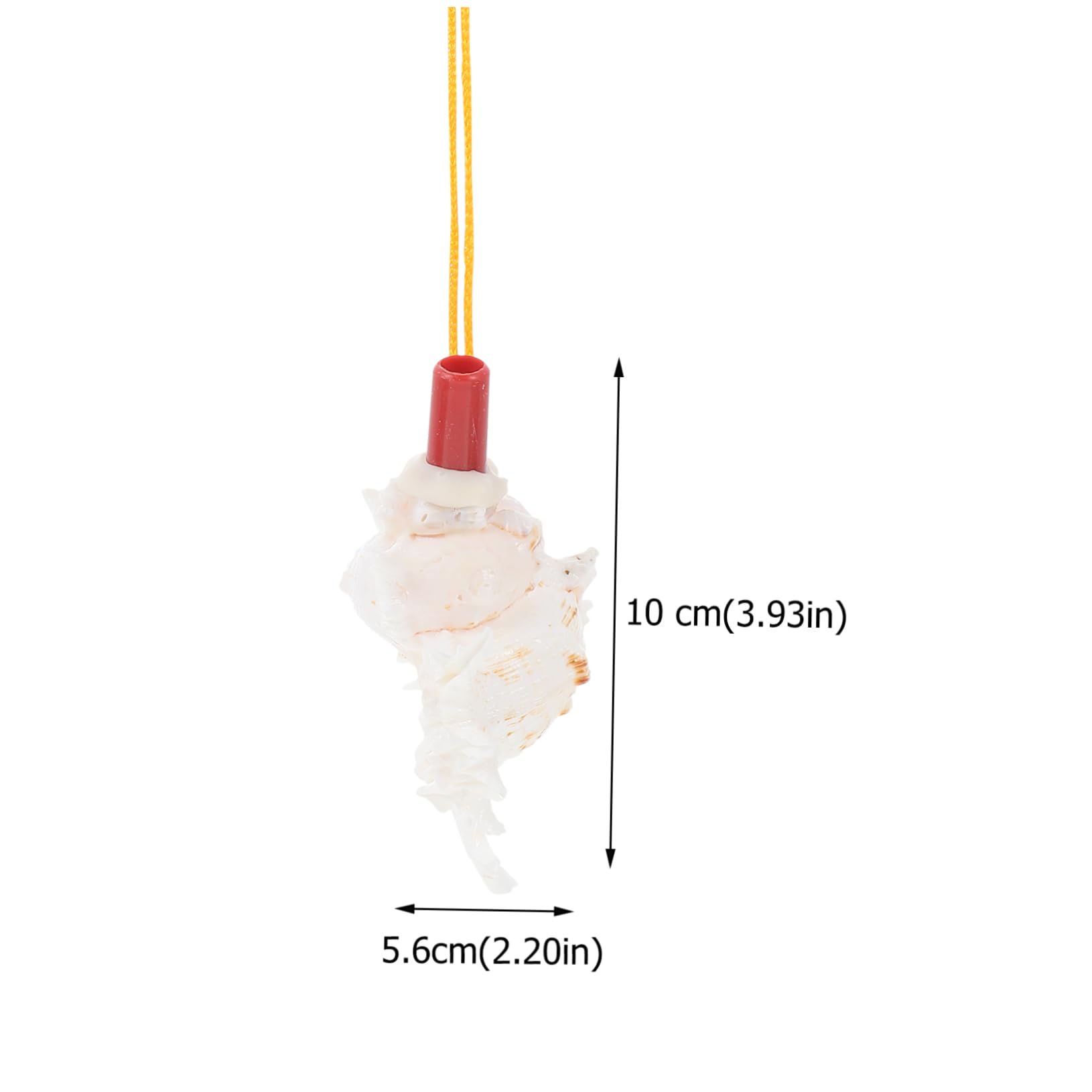 ERINGOGO 5Pcs Conch Shaped Whistles for Parties Decorative Fun Party Favors for Birthdays Christmas