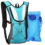 Aceshop Mochila de Hidratación, Mochila para Corre...: 【Bolsa de agua de gran capacidad de 2 L】La mochila de hidratación para correr viene con una bolsa de agua de gran capacidad de 2 L, que puede proporcionar suficiente agua para todo un día de caminata o ciclismo intenso. La bolsa de agua es extraíble,...