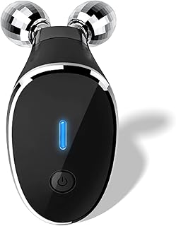 Microcurrent Face Device - 3D Roller Skin Tightening, Microcurrent Facial Massager, Face Sculpting Tool, Beauty Massage Machine for Neck & Face Lift Double Chin Reduction, Anti-Wrinkles, Sculpting