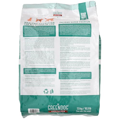 The Green Dog: Super Premium - Adult Small Bite - 16.5 Lb Bag Dog Food - Plant Based Protein, Vegan Dry Pet Kibble, Gluten Free, Complete Nutrition - Image 4