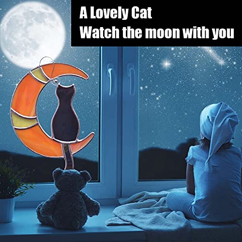 Un Gufo Che Legge Un Libro Sulla Luna Illustrazione Vettoriale