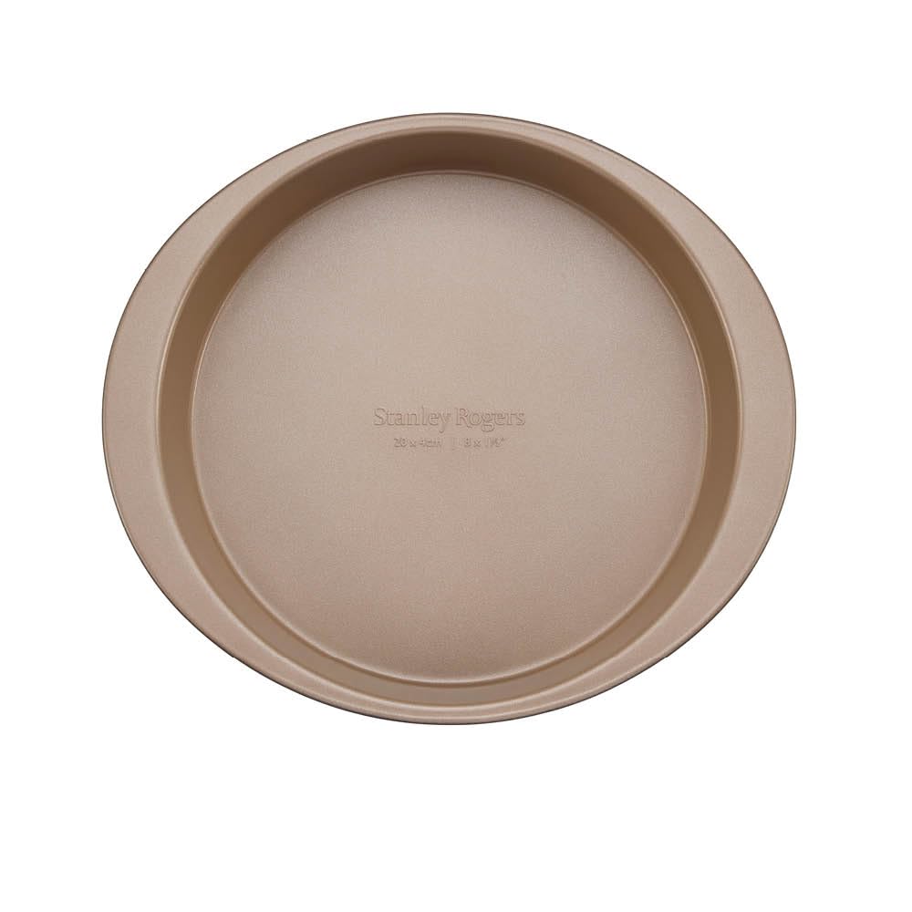 Stanley Rogers Ceramabake Healthy Non-Stick Ceramic Baking Tin for Cakes, Pies, Roasting & Airfryer Use, PFAS, PTFE, PFOS, PFOA, Cadmium & Lead Free, 20x4cm