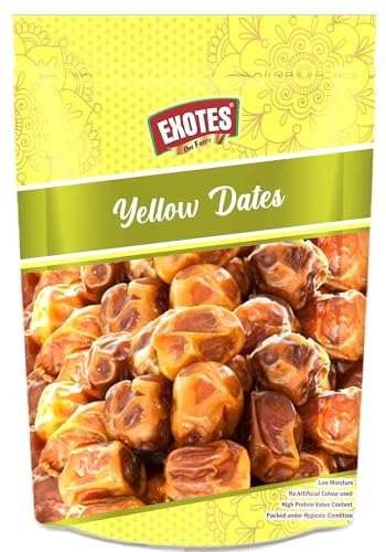 Image of Exotes Premium Dry Fruits (Yellow Dates / Peela Khajoor), 250 g