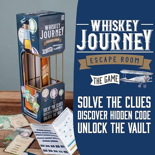 Boxer Gifts Whiskey Escape Room Game For Adults, Whisky Gifts For Men, Brain Teaser Puzzle For Adults On Birthday & Christmas - Image 2