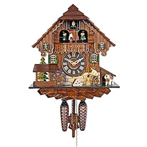 Engstler Adolf Herr Quartz Cuckoo Clock – The Busy Wood Chopper