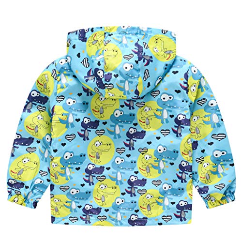 Toddler Baby Zipper Autumn Boys Print Coat Hooded WindproofJacket Kids Boys Coat&jacket Toddler Winter Fun Boys Coat2