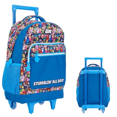 Mochila De Rodinhas Escolar 17 Stumble Guys Estampada - 15640