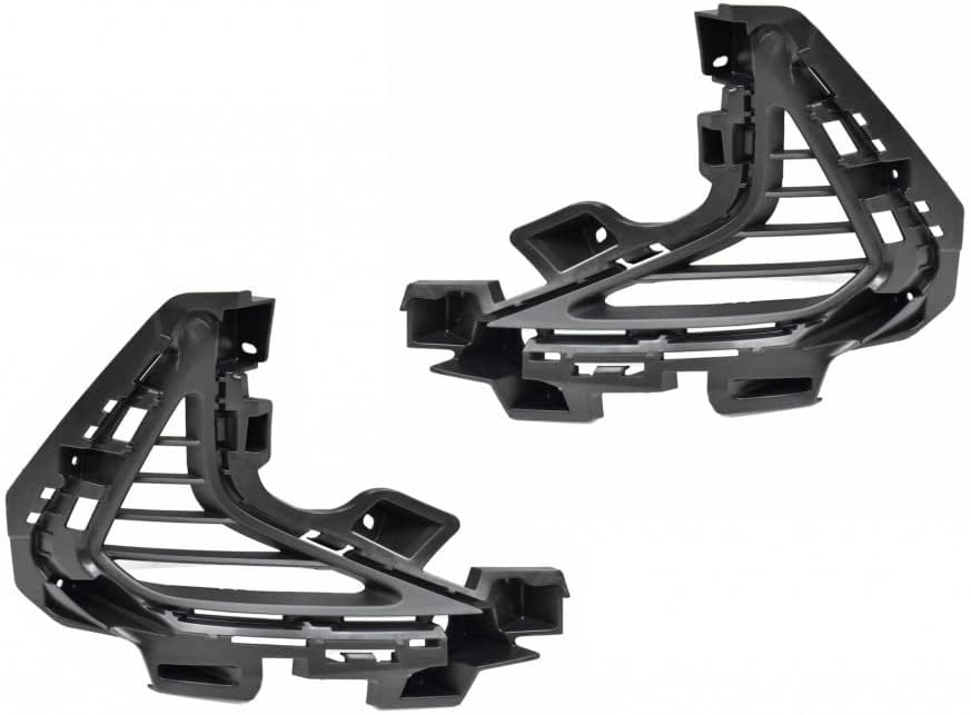 For Hyundai Sonata 2020 2021 Bumper Cover Grille Driver and Passenger Side | Pair | Front | SE/Preferred | Textured Black | Replacement For HY1038160, HY1039160 | 865C1L0080, 865C2L0080