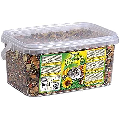 CHINCHILA 3L/1,5kg - Nourriture complète pour Chinchillas aux Carottes et aux betteraves