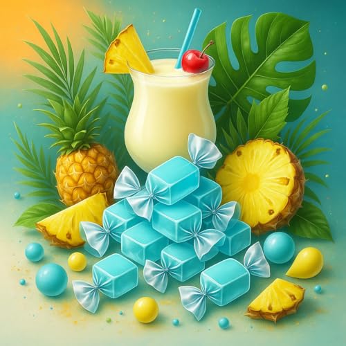 Arôme concentré bonbon glacé à la menthe Piña Colada Sasami 100 ml - 3