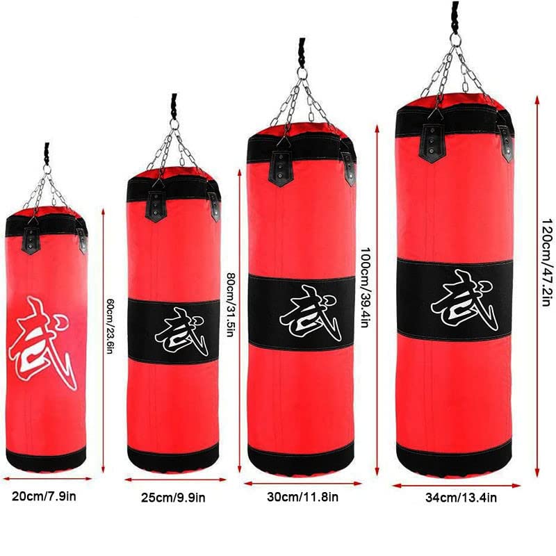 Sac de frappe vide 120cm pour progresser en boxe et karaté