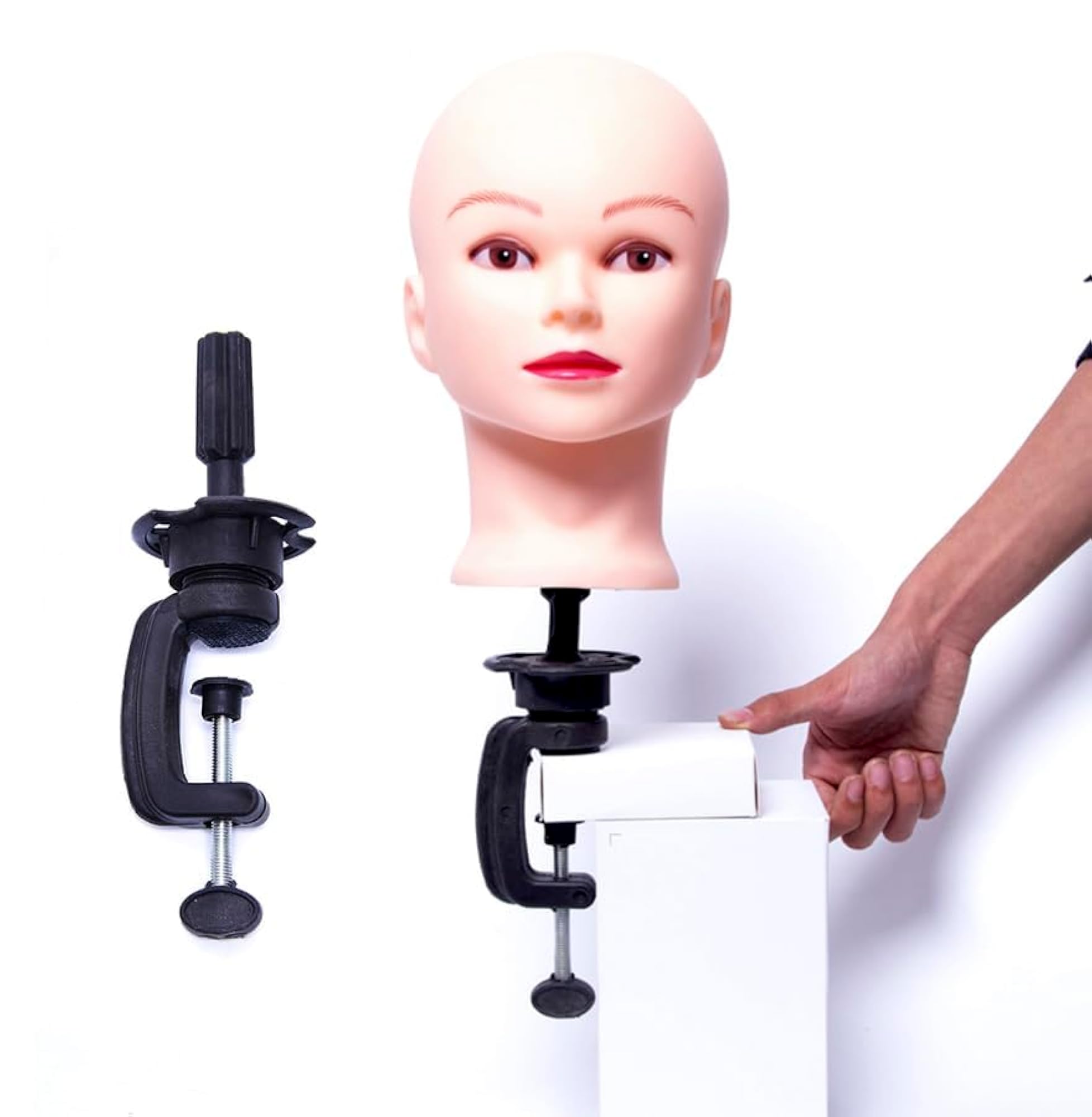 Mannequin Training Head Clamp Stand Holder