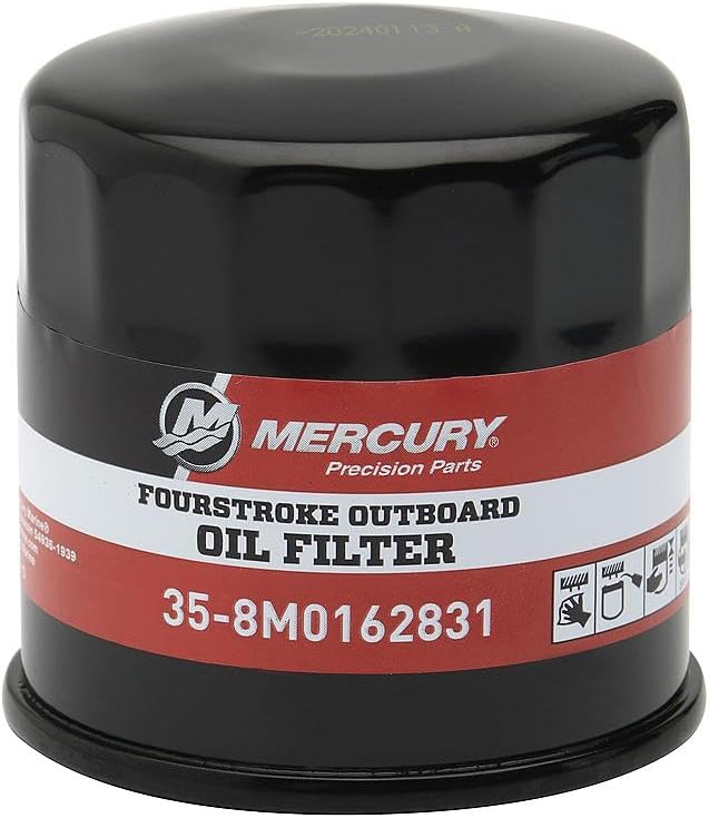 Mercury Marine 100 Hour Maintenance Kit for 25/30 HP EFI FourStroke Outboard Engine, with Filters and Seals