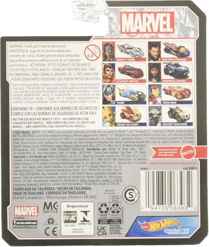 Hot Wheels Character Cars Marvel Groot miniatura 2