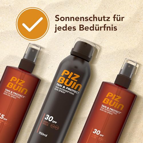 Bräunungsspray Piz Buin Tan & Protect mit Lichtschutzfaktor 30