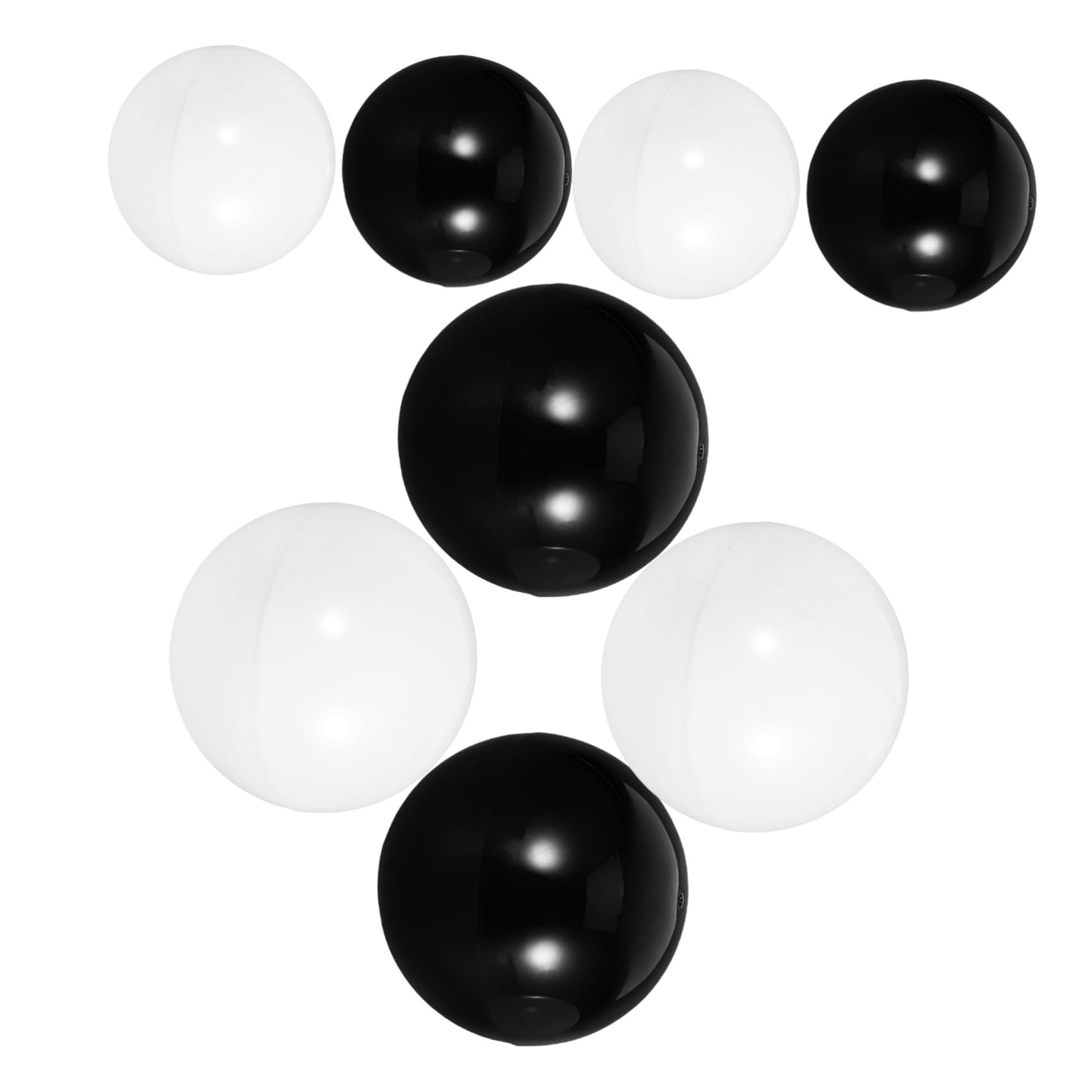 NAMOARLY 8pcs Mini Claw Machine Balls Boys and Girls Gumball Machine Toys Diy Round Capsules