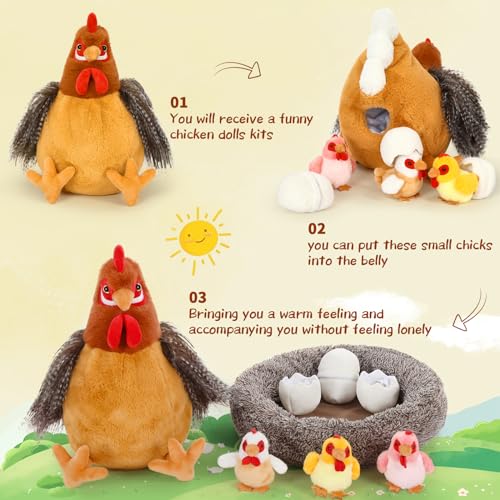 Beniny Egg Laying Hen Chicken Stuffed Animal Plush Toys thumb #1