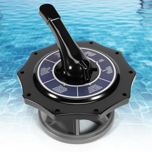 VORGENS Top Mount Hybrid Valve 272568Z Fit for Pentair 263085 2 Top Mount Lid Assembly 6-Position Pool Filter Multiport Valve Top