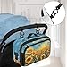 Zanxiantu Oil Print Sunflower Small Stroller Diaper Bag Mini Diaper Bag Accessories Diaper Bag Tote with Adjustable Straps for Outdoor Large Space Diaper Caddy with Hook Fits All Strollers