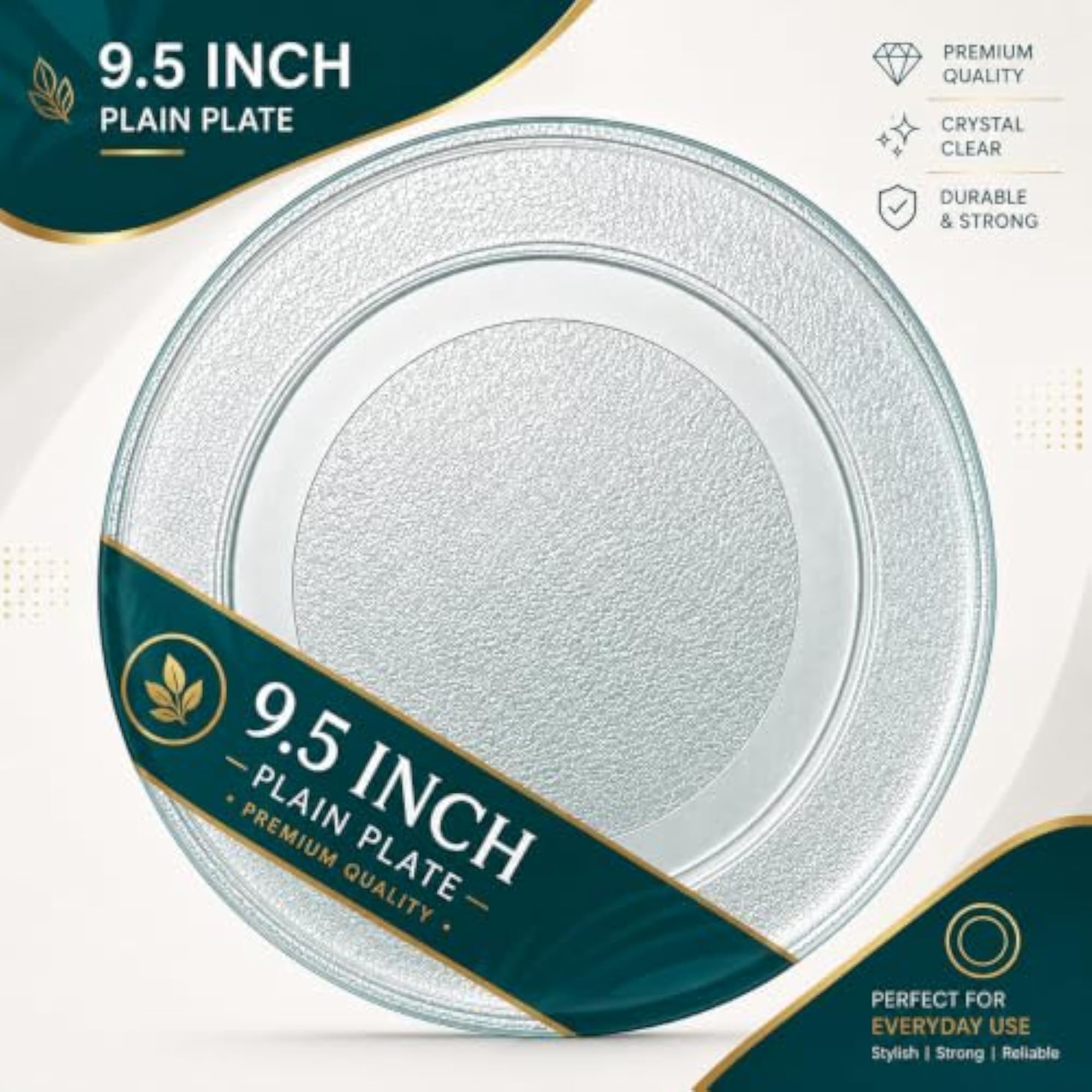 Glass Plate 9.50" Plain for Model Power Convection 20