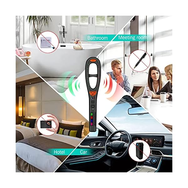 ZTNwoo GPS Bug Detector, Anti Spy Detector Scanner for Car GPS Tracker, Electronic Bug Sweeper for Wireless Radio Frequency - Image 7