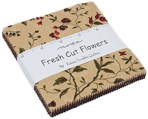 Fresh Cut Flowers Charm Pack By Kansas Troubles Quilters; 42-5