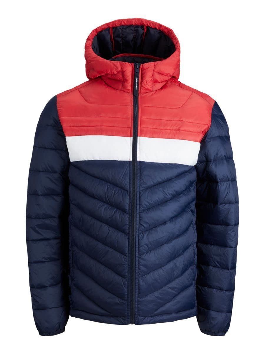 JACK & JONESMens Hero Puffer Hood Plus Size Jacket