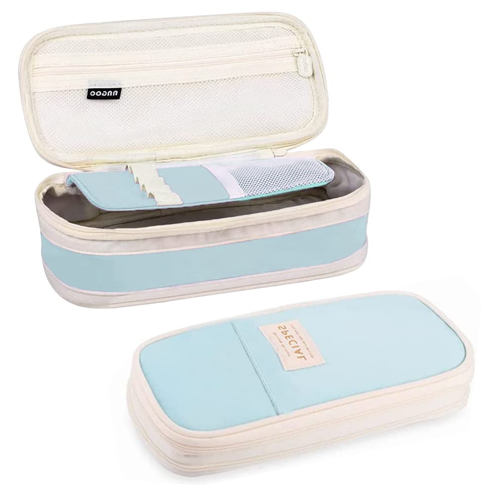 EOOUT Pencil case, large capacity pencil case, pencil case with compartments, school case, large pencil case, Bright blue, zipper pencil case (B0BD4N89W8) Amazon Price History, Amazon Price Tracker