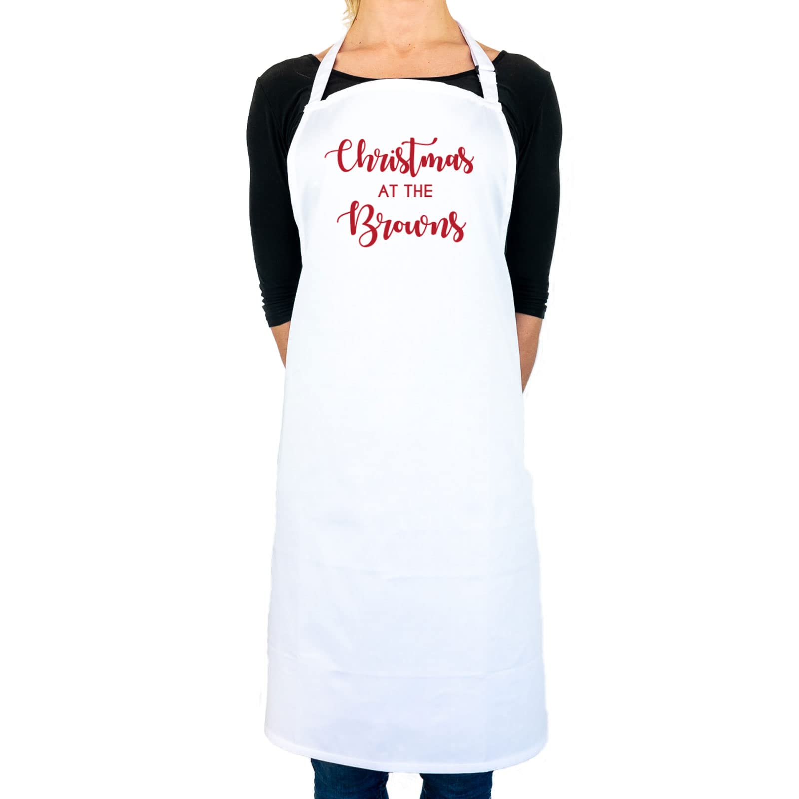 Stickerscape Women's Family Christmas Christmas Apron ( - Navy) | Christmas Baking And Cooking Apron Gift For | Lots Of Colours And Choice Of Design