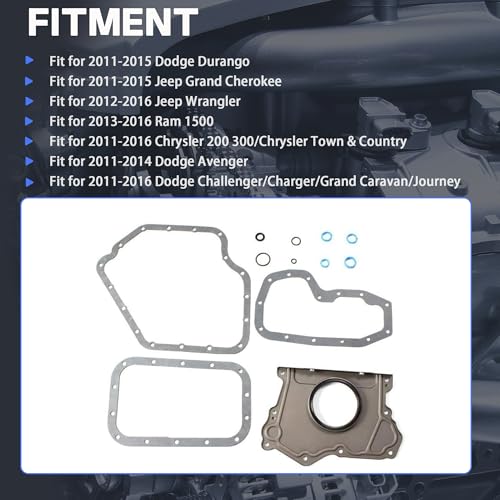 Image of 3.6 Oil Pan Gasket Fit for Chrysler Dodge Jeep Ram 2011-2015 CS26541-1