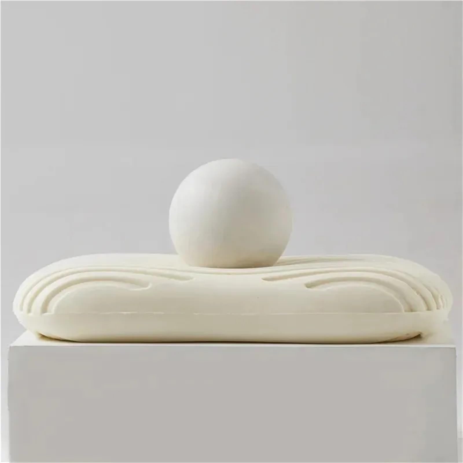 Almohada Latex Almohada de látex Natural for vértebras cervicales, Cuidado de la Salud, Masaje ortopédico antironquidos, Almohada for Dormir de látex Natural(Pink)