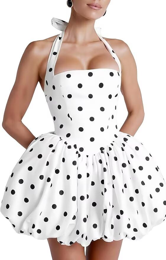 Bud Satin Homecoming Dresses for Teens Short Halter Prom Dresses Juniors Cocktail Party Gowns