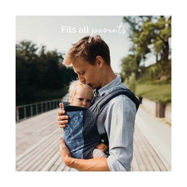 Boba Babytrage Classic Carrier - Babytragetasche im Rucksack Stil – Tragen Sie Ihr Kind auf dem Bauch wie auch auf dem Rücken, für Babies ab 3kg bis zu Kleinkindern bis 20kg – Bild 8