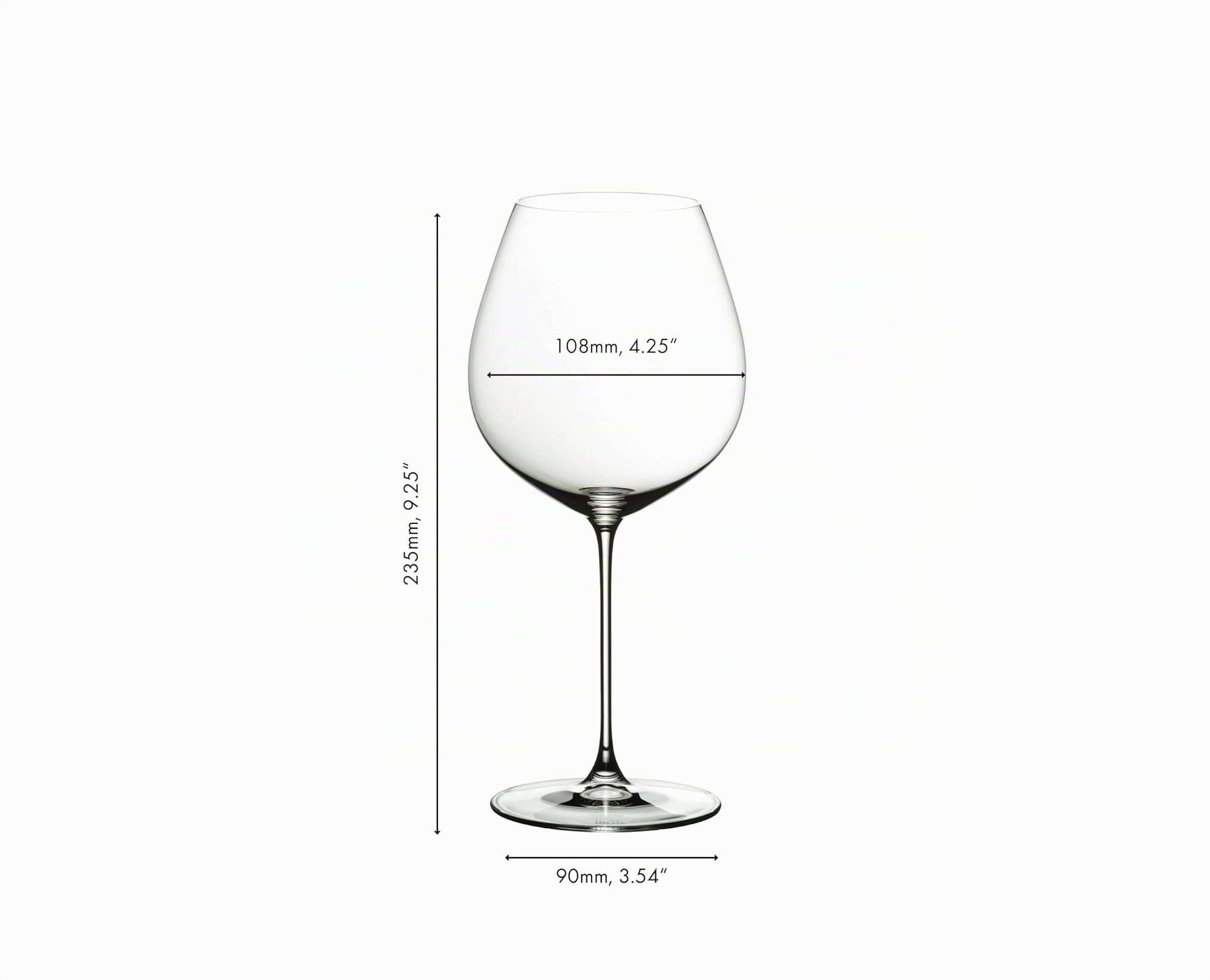 Riedel Veritas Calici da Champagne, Set di 2, Clear, 9 1/4h (in)