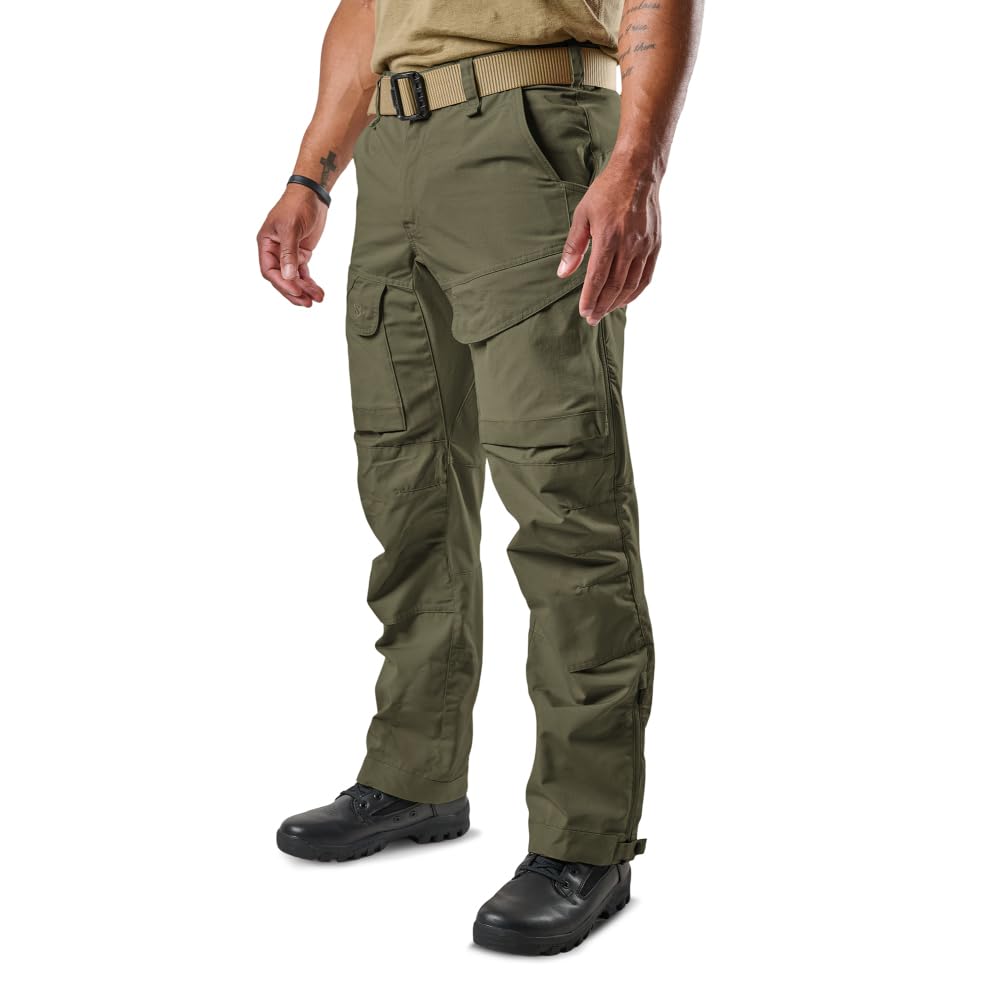 Tru-Spec Xpedition Tactical Pants for Men - Water-Resistant Outdoor Work &amp; Hiking Pants with Dual Zippered Cooling Vents