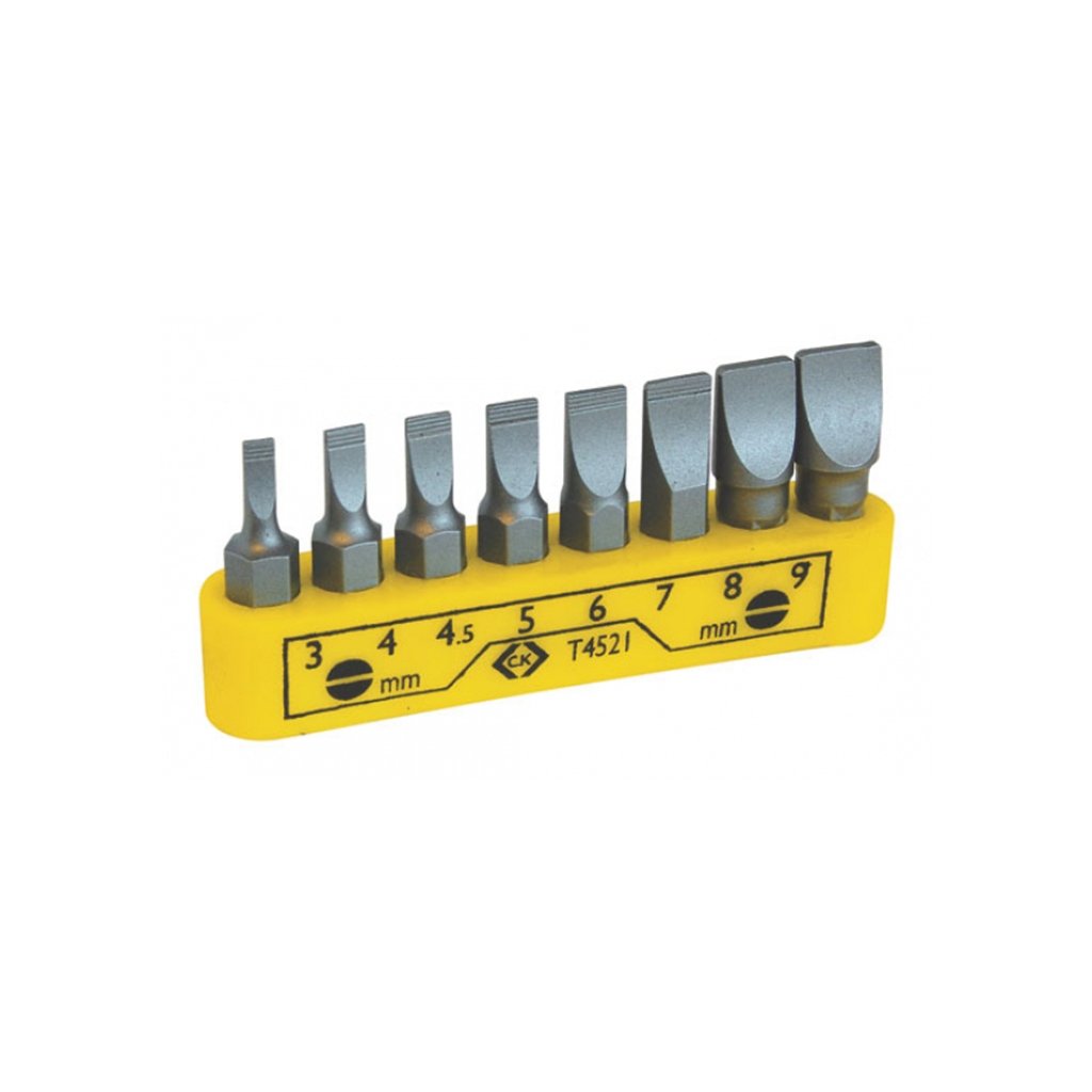 Carl Kammerling T4521 Screwdriver Bits Pcs: 8 Package: Blister 30Mm Bit: Slot C.k