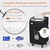VidaTeco 18-Sheet Paper Shredder for Home Office Heavy Duty with 60 Mins Running Micro Cut, US Patented Cutter, Shred CD/Card with 7.9 Gal Extra Large Bin, AUTO Jam Proof(ETL)