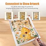RICUVED 2 Packs of Diamond Painting Frames 30 x 40 cm, Magnetic Photo 5D (Inner Size 25 x 35 cm) – Black - Image 3