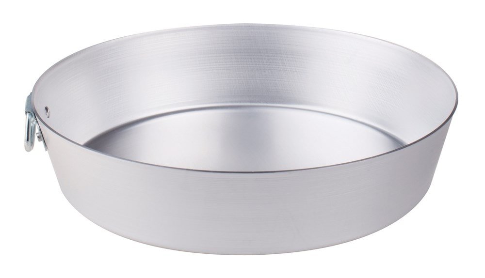 Baldassare Agnelli Silver Pentole Agnelli Family Cooking Aluminium Conical Cake - Pan With Ring, Diameter 36 Cm.